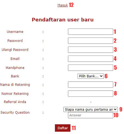 Daftar Versi WAP / HP