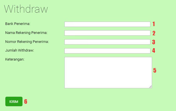 Panduan Withdraw Versi Web